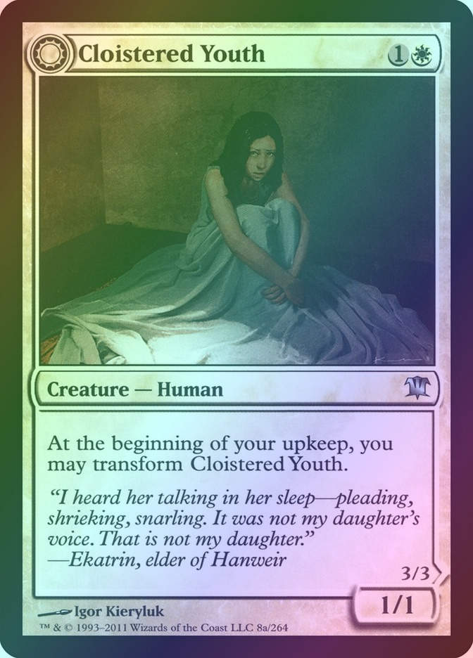 Cloistered Youth // Unholy Fiend (ISD) (8) / Foil