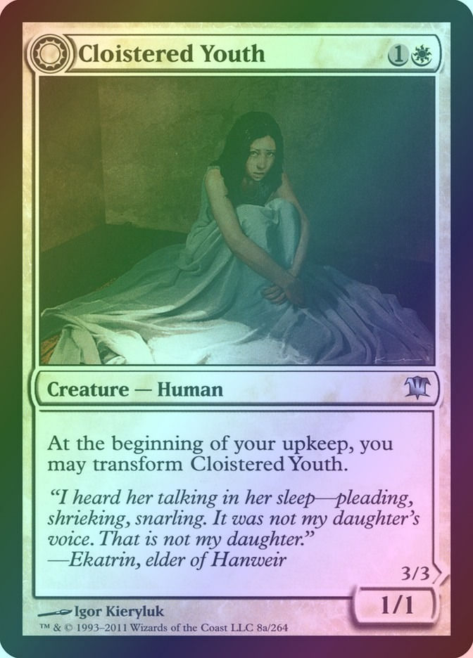 Cloistered Youth // Unholy Fiend (ISD) (8) / Foil — cara 1 de 2