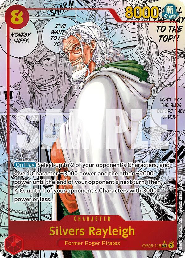 Silvers Rayleigh (Parallel) (Manga) (OP08-118) / Foil