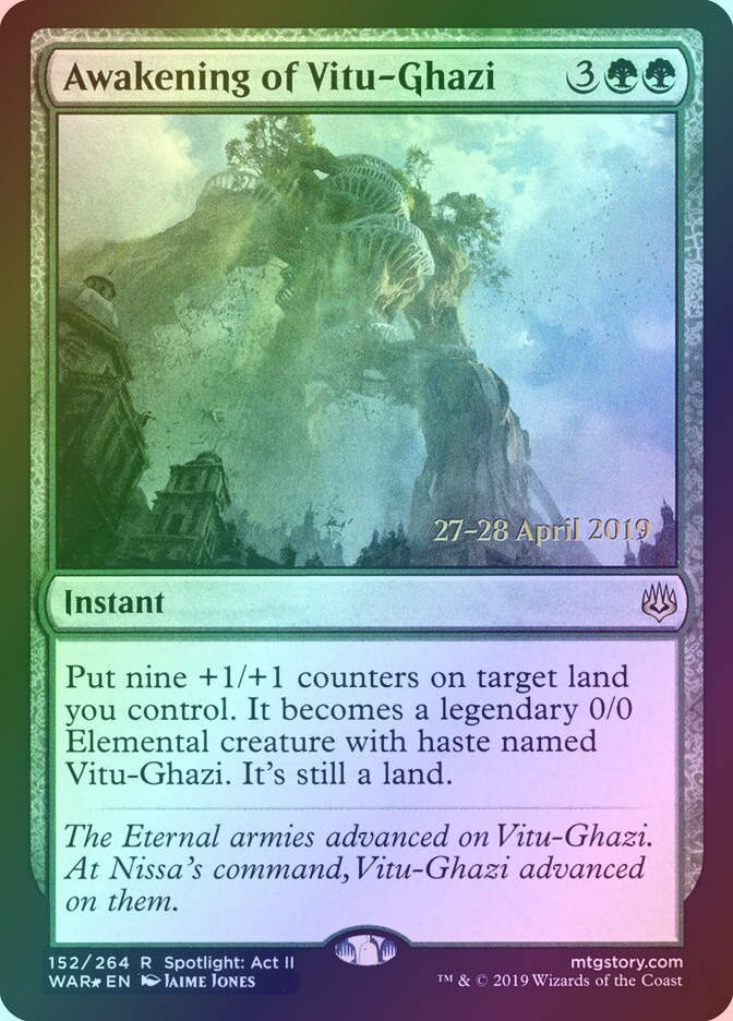 Awakening of Vitu-Ghazi (PWAR) (152s) / Foil