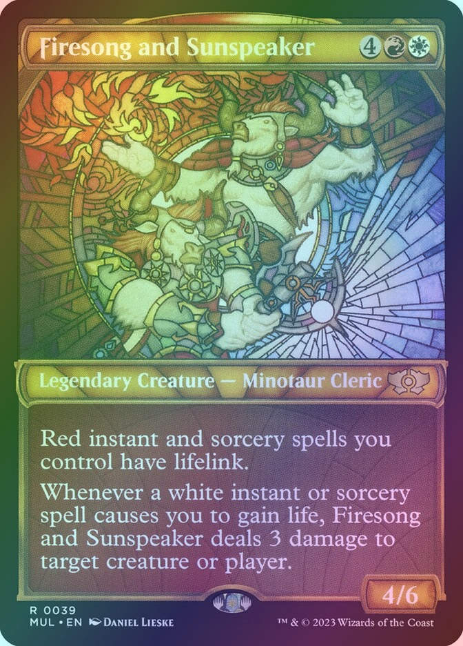 Firesong and Sunspeaker (MUL) (39) / Showcase / Foil