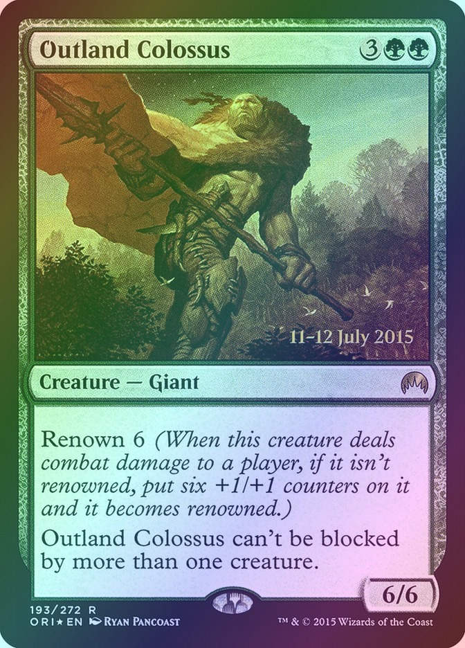 Outland Colossus (PORI) (193s) / Foil