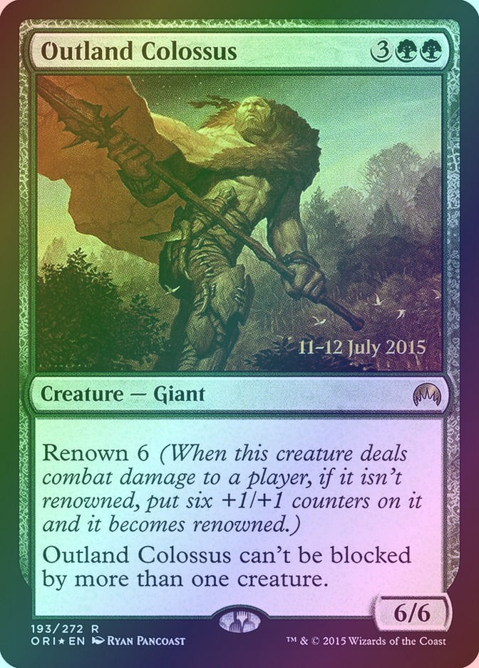 Outland Colossus (PORI) (193s) / Foil