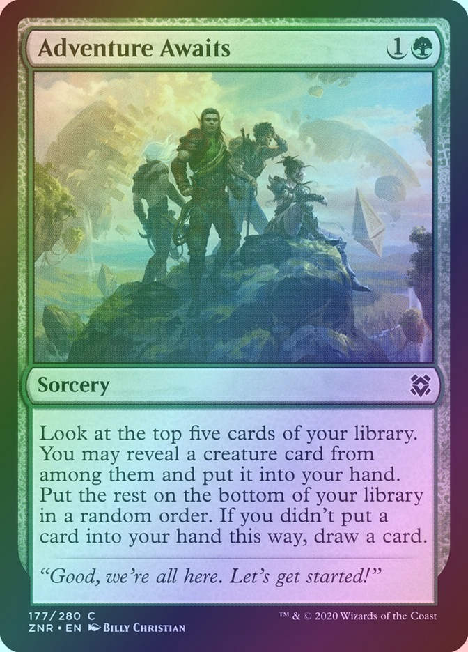 Adventure Awaits (ZNR) (177) / Foil