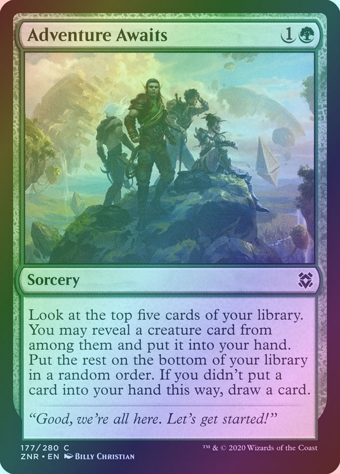 Adventure Awaits (ZNR) (177) / Foil