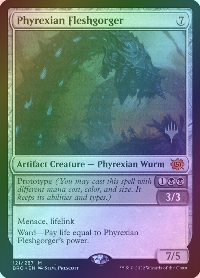 Phyrexian Fleshgorger (PBRO) (121p) / Foil