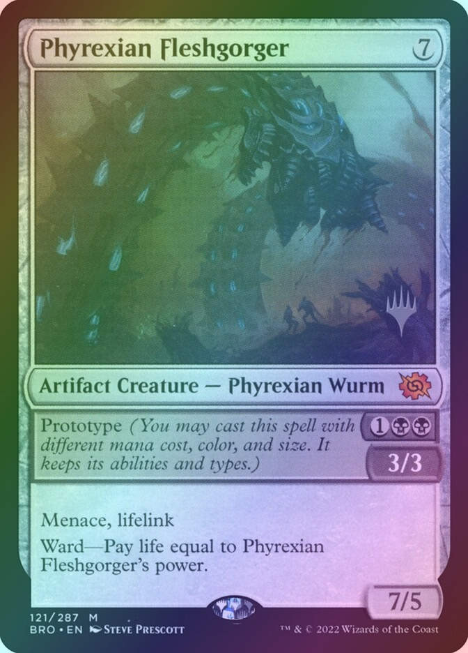 Phyrexian Fleshgorger (PBRO) (121p) / Foil
