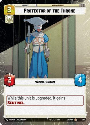 Protector of the Throne (Hyperspace) (SHD_#509) / Foil