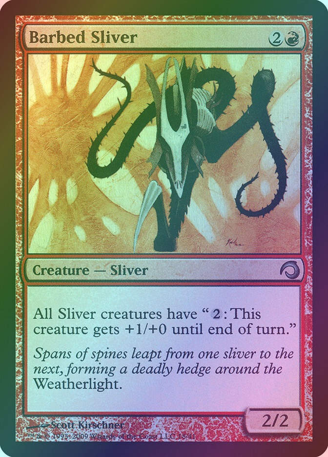 Barbed Sliver (H09) (18) / Foil
