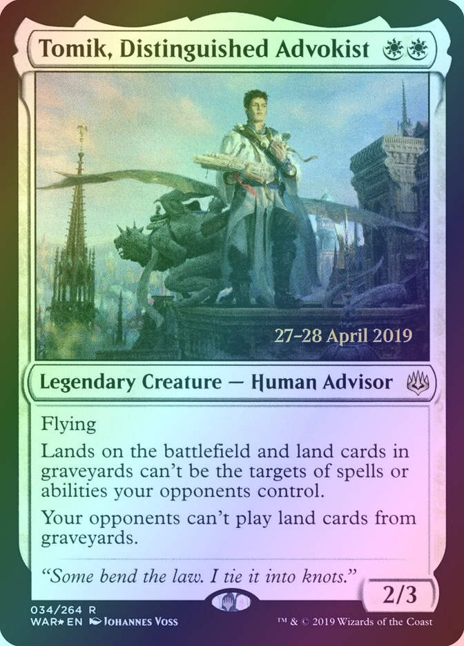 Tomik, Distinguished Advokist (PWAR) (34s) / Foil