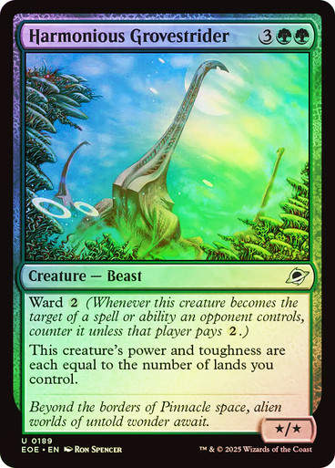 Harmonious Grovestrider (EOE) (189) / Foil