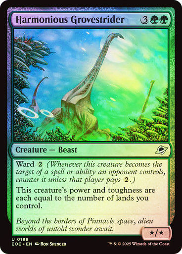Harmonious Grovestrider (EOE) (189) / Foil