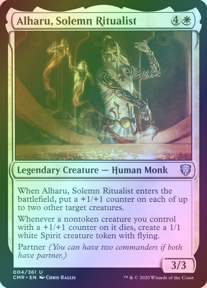 Alharu, Solemn Ritualist (CMR) (4) / Foil