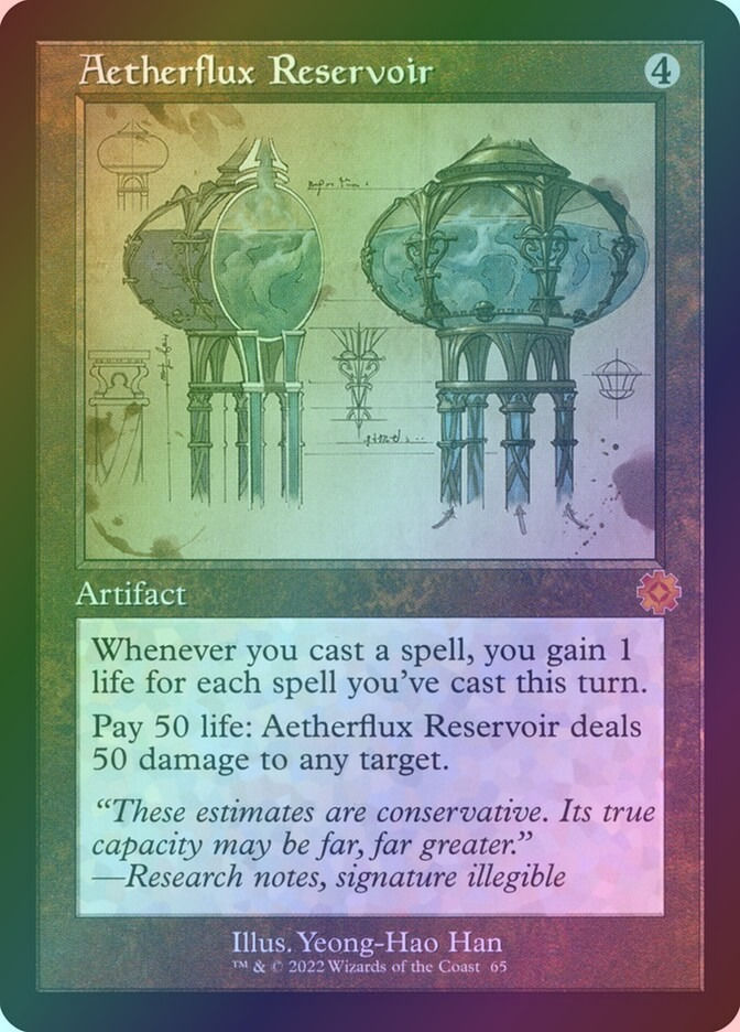 Aetherflux Reservoir (BRR) (65) / Foil / Schematic