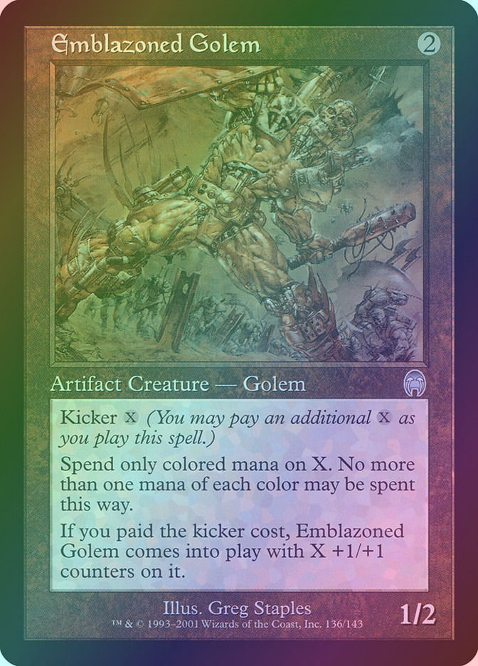 Emblazoned Golem (APC) (136) / Foil