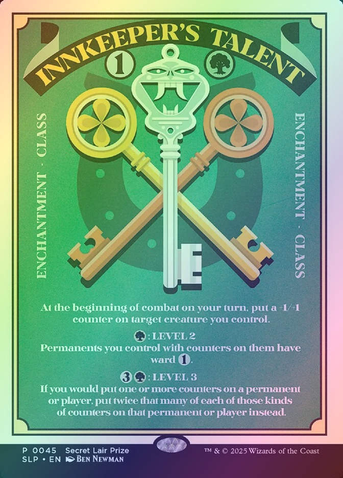 Innkeeper's Talent (SLP) (45) / Borderless / Foil