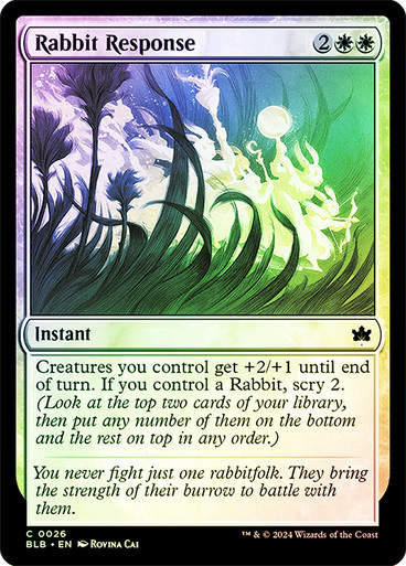 Rabbit Response (blb) (26) / Foil