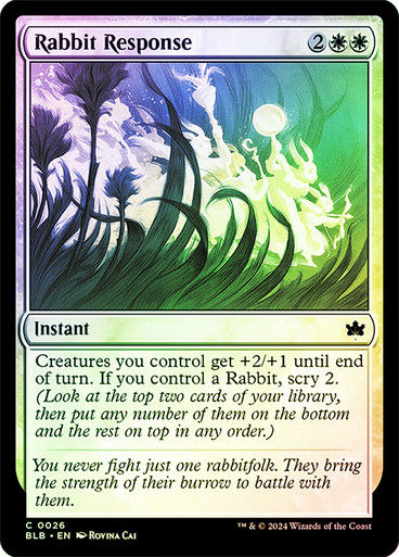 Rabbit Response (blb) (26) / Foil