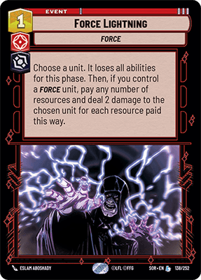 Force Lightning (SOR_#138/252)