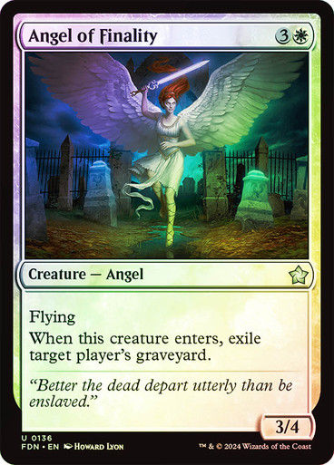 Angel of Finality (FDN) (136) / Foil