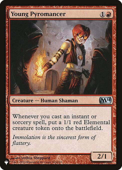 Young Pyromancer (PLST) (M14-163)