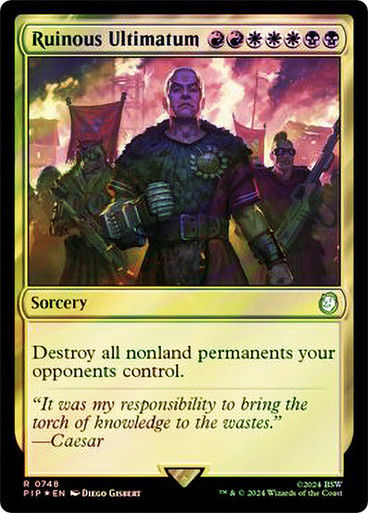 Ruinous Ultimatum (pip) (748) / Surge Foil