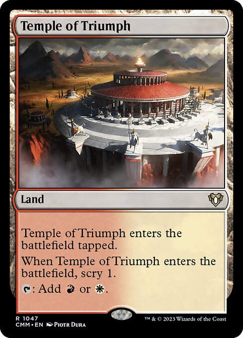 Temple of Triumph (cmm) (Commander Deck)