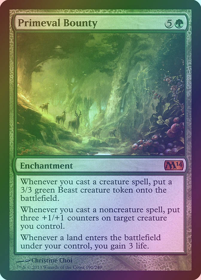 Primeval Bounty (M14) (190) / Foil