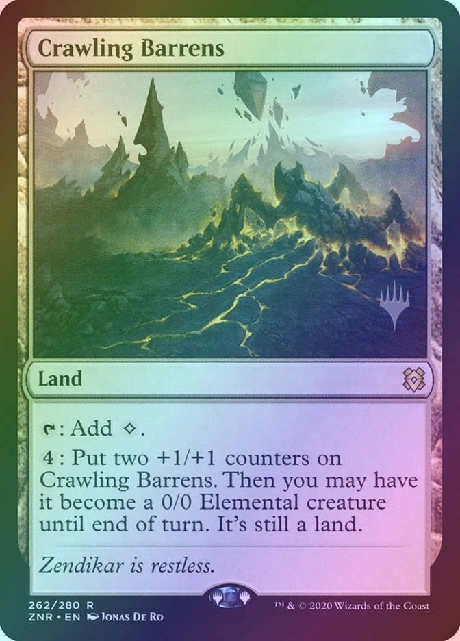 Crawling Barrens (PZNR) (262p) / Foil