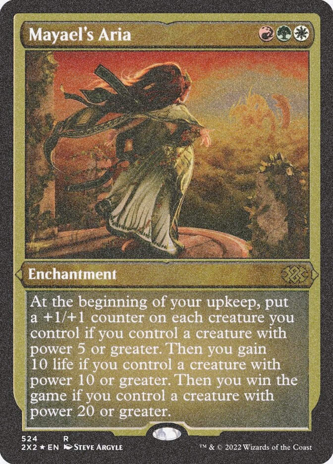 Mayael's Aria (2X2) (524) / Foil Etched