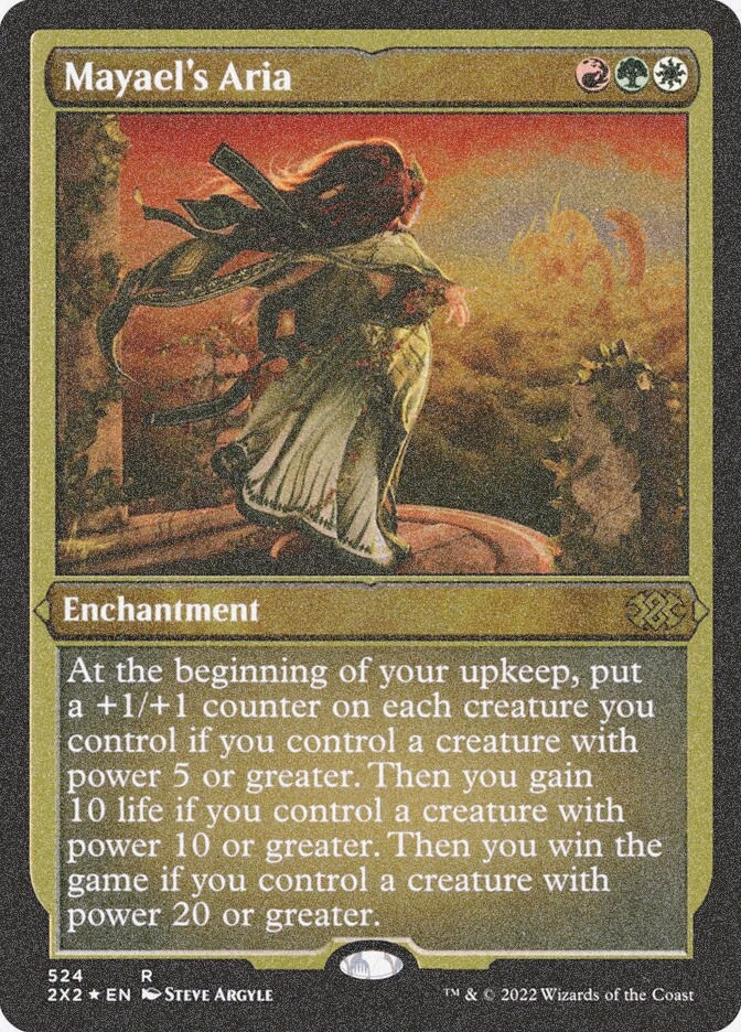 Mayael's Aria (2X2) (524) / Foil Etched