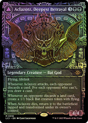 Aclazotz, Deepest Betrayal // Temple of the Dead (lci) / Showcase / Foil