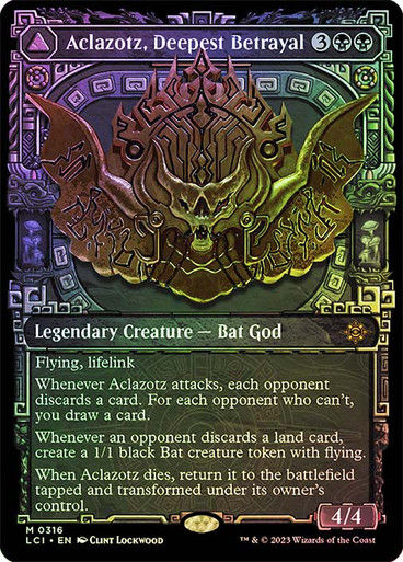 Aclazotz, Deepest Betrayal // Temple of the Dead (lci) / Showcase / Foil