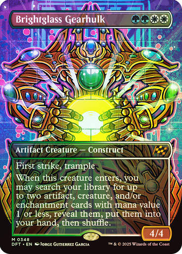 Brightglass Gearhulk (DFT) (348) / Foil / Borderless
