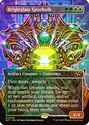 Brightglass Gearhulk (DFT) (348) / Foil / Borderless