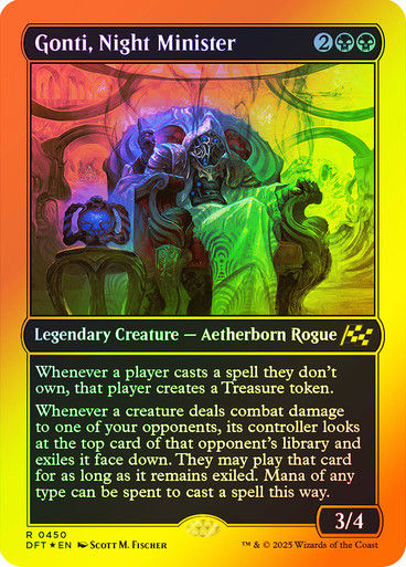 Gonti, Night Minister (DFT) (450) / First Place Foil