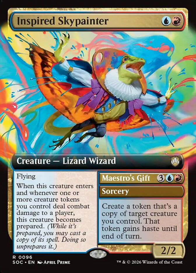 Inspired Skypainter // Maestro's Gift (SOC) (96) / Extended Art