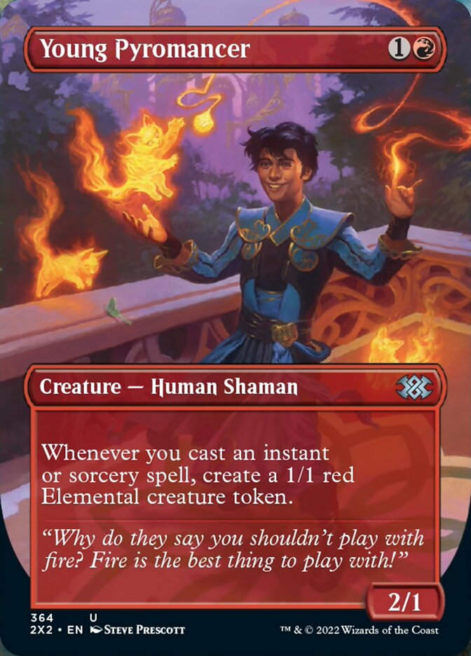 Young Pyromancer (2X2) / Borderless