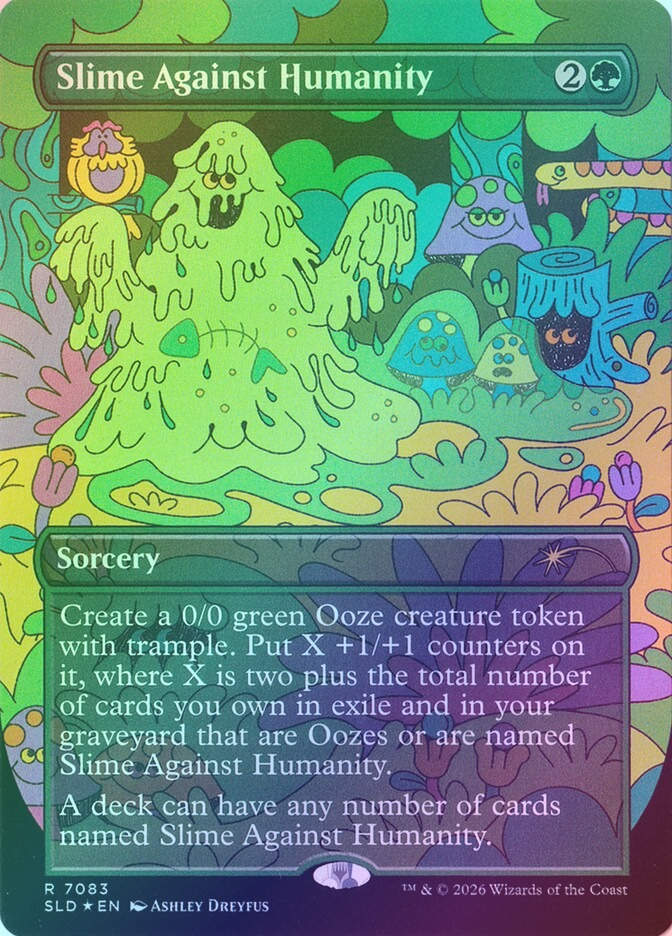 Slime Against Humanity (SLD) (7083) / Borderless / Foil