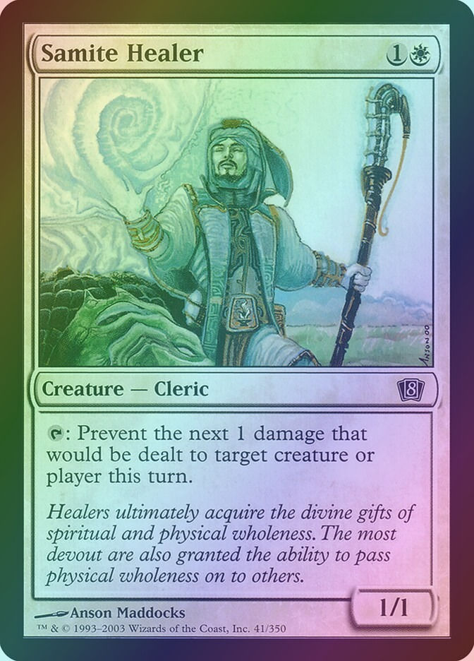 Samite Healer (8ED) (41★) / Foil