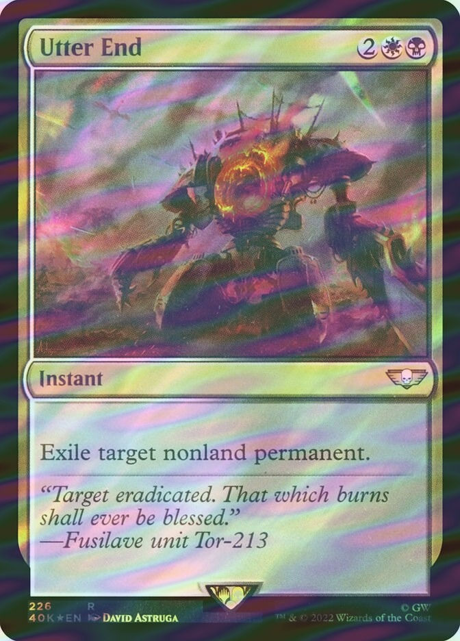 Utter End (40K) (226★) / Surge Foil