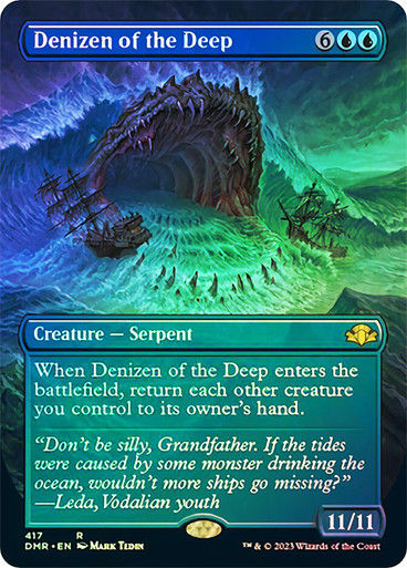 Denizen of the Deep (DMR) / Borderless / Foil