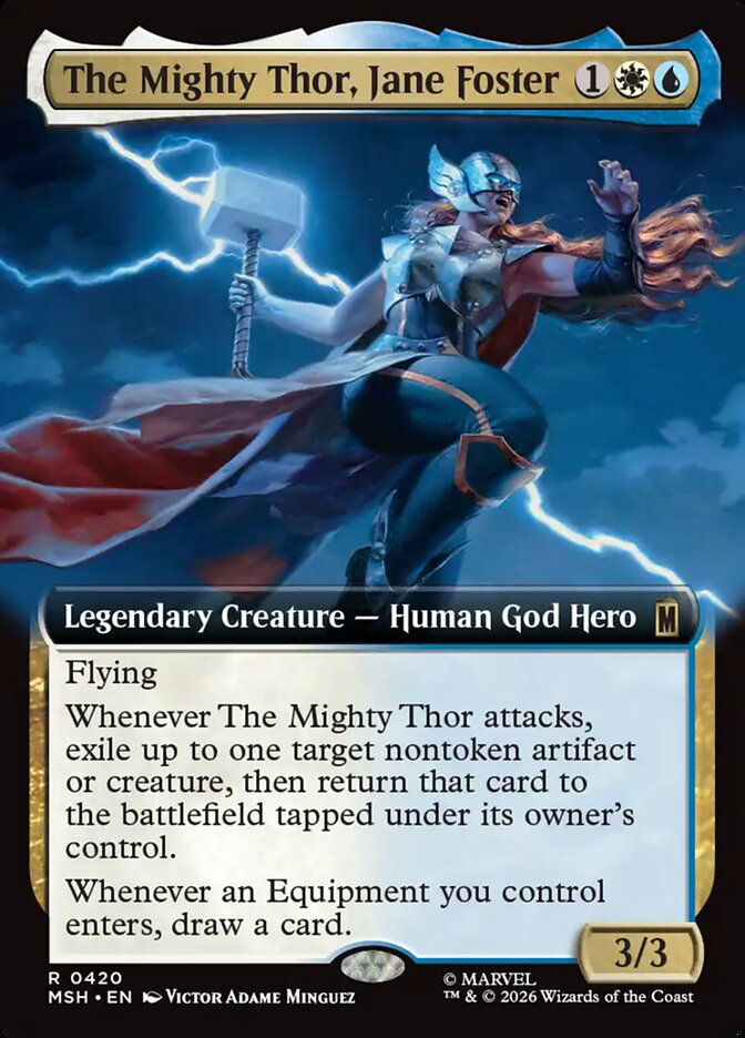 The Mighty Thor, Jane Foster (MSH) (420) / Extended Art