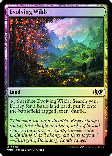 Evolving Wilds (woe) / Foil