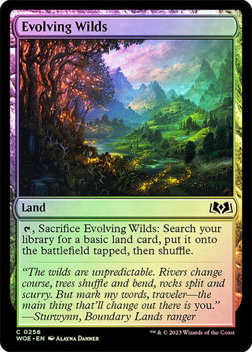 Evolving Wilds (woe) / Foil