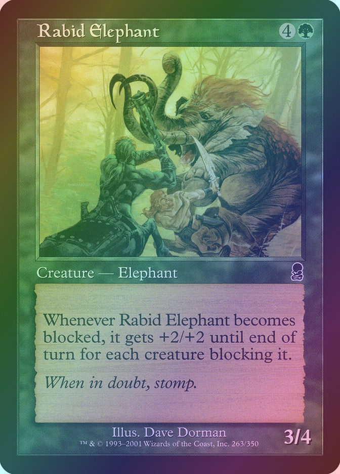Rabid Elephant (ODY) (263) / Foil