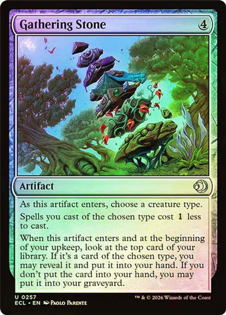 Gathering Stone (ECL) (257) / Foil | MTG Wolf México