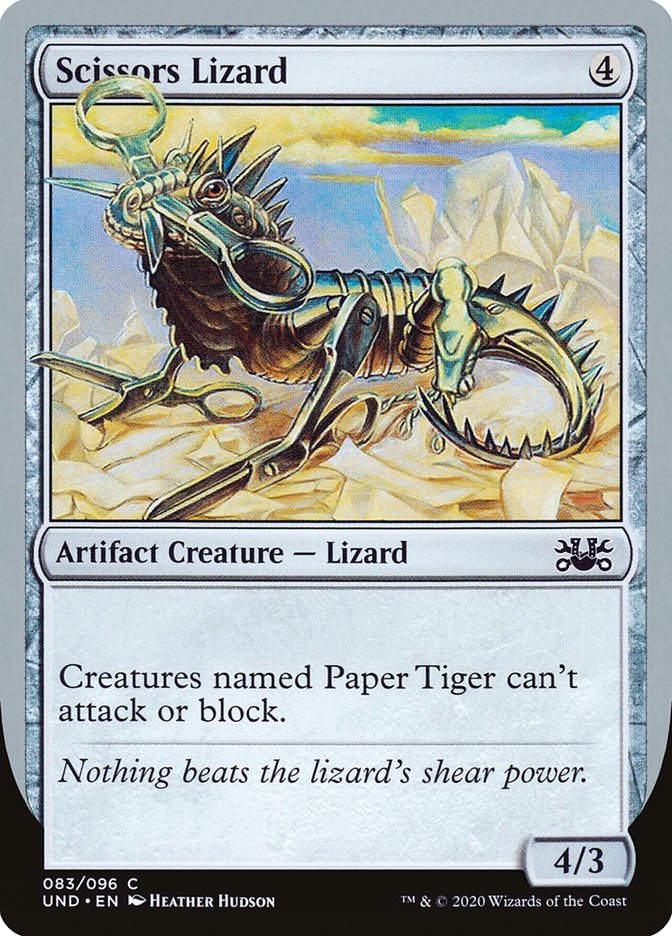 Scissors Lizard (UND) (83)