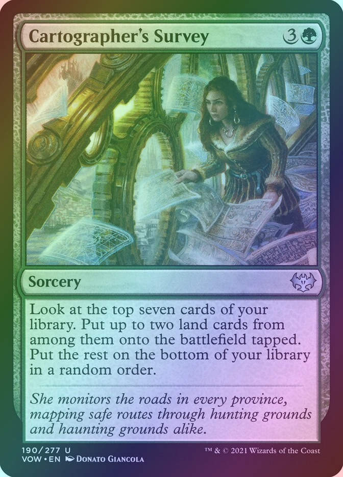 Cartographer's Survey (VOW) (190) / Foil