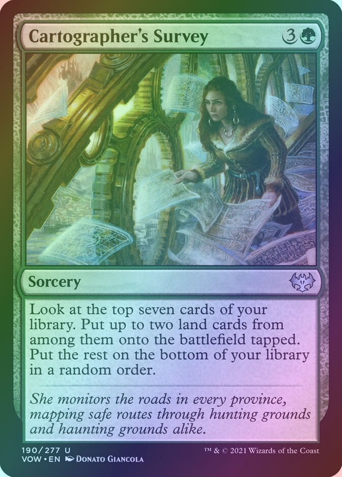 Cartographer's Survey (VOW) (190) / Foil
